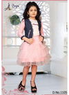 Baby Pink Arya Kriti Party Wear Soft Net frock Collection 1105